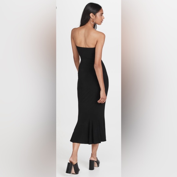 Norma Kamali Strapless Fishtail Dress to Midcalf - Picture 2 of 7